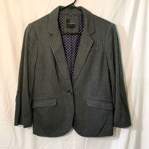 Grey pinstripe blazer, The Limited, size M